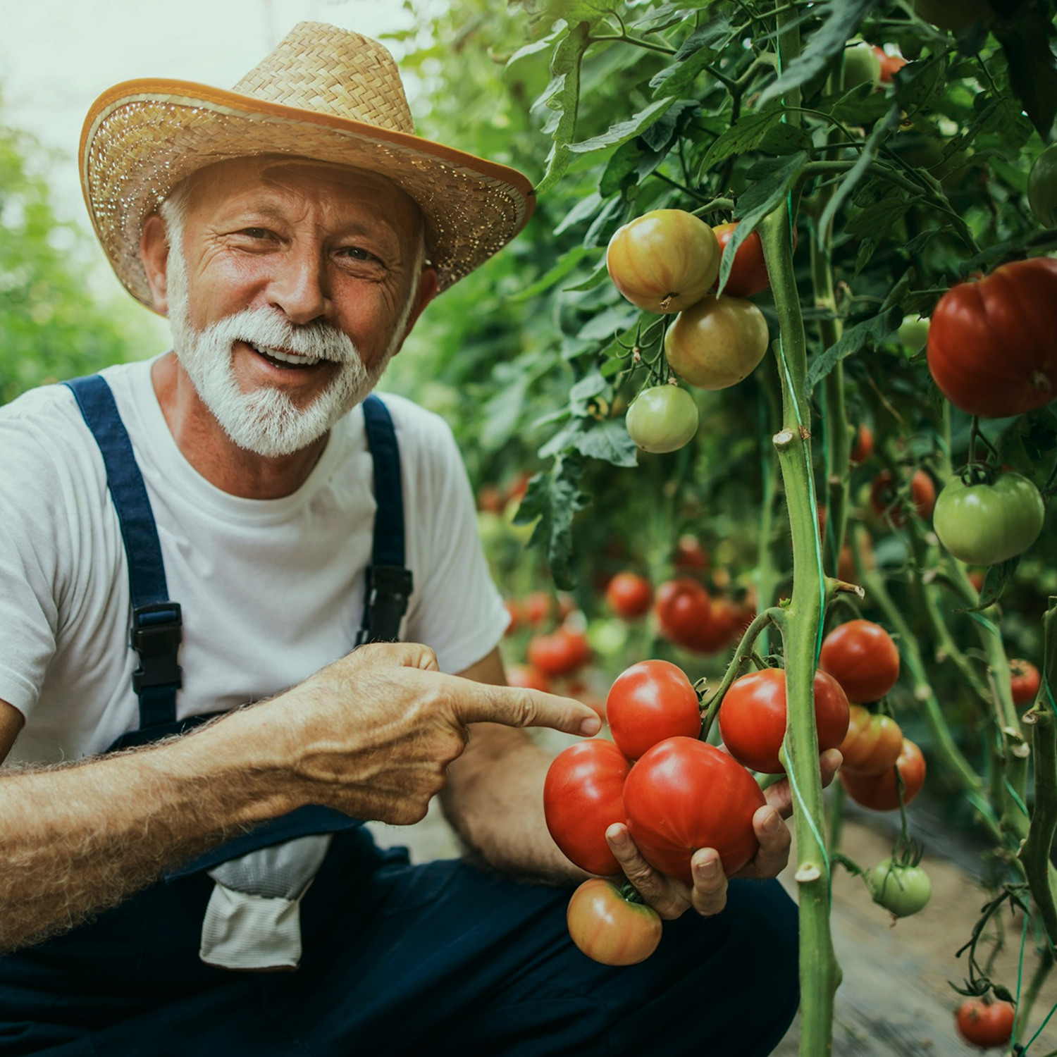 Farmer planning crops with Koru.Farm